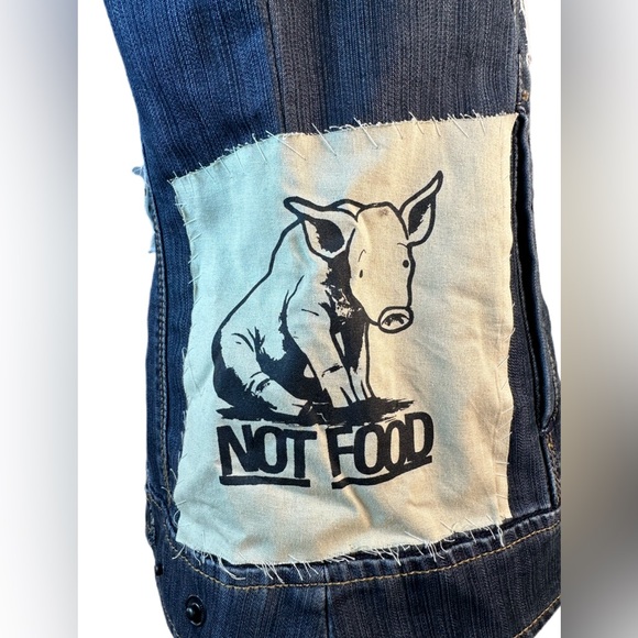 Vintage/Denim Coldwater Creek thrifted  Vest - Picture 6 of 14